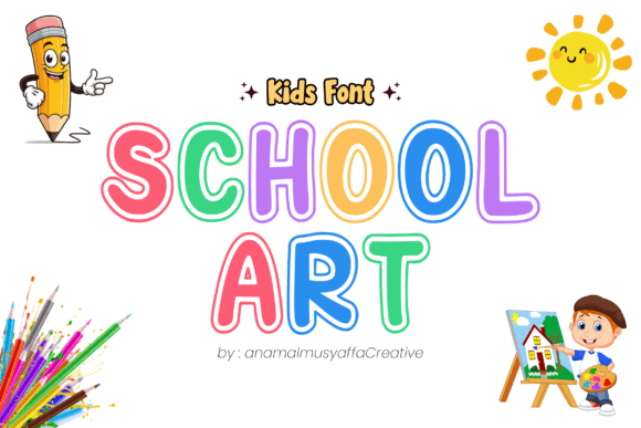 Artschool Regular: A Playful Typeface for Modern Branding