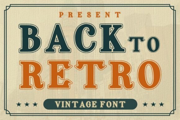 Back to Retro Typeface: Elevating Editorial Design with Vintage Charm