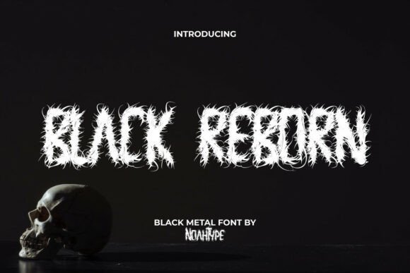 Black Reborn Typeface: Bold Typography for High-Impact Campaigns