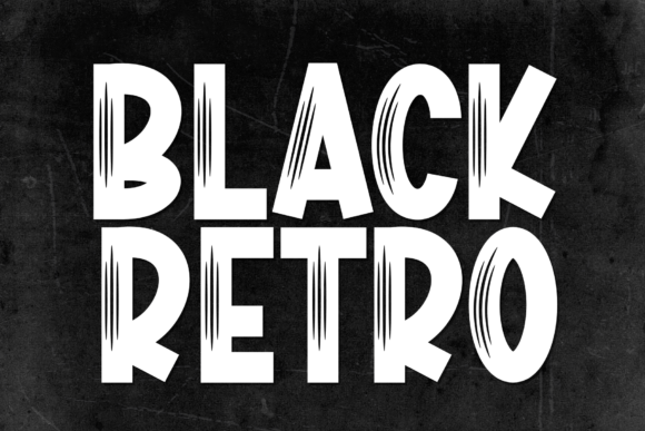 Black Retro: The Bold Display Typeface for Scroll-Stopping Campaigns