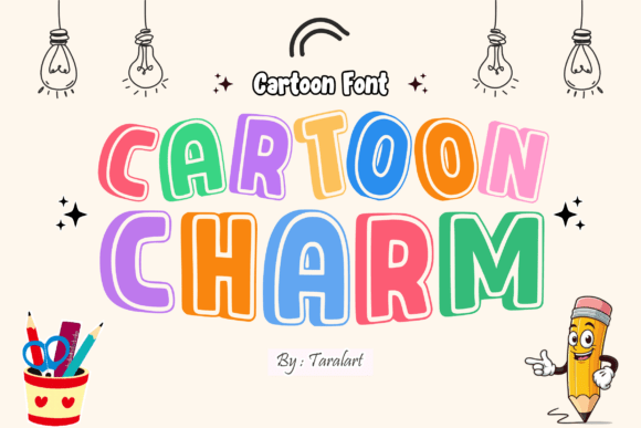 Cartooncharm Regular: A Playful Display Font for Handmade Branding