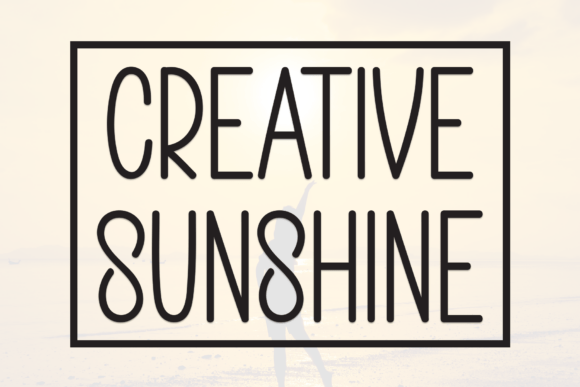Creative Sunshine Display Font for Modern Web Design