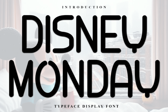 Disney Monday Font Review: A Fun Display Type