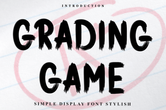 Grading Game Typeface Review: A Soft Display Font for Editorial Design