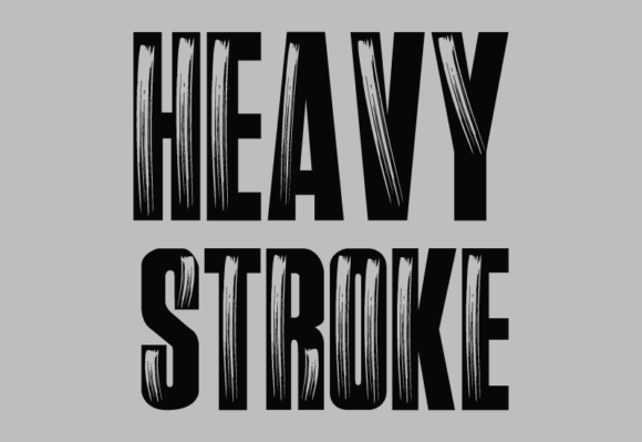 Heavy Stroke Typeface Review for Bold Branding