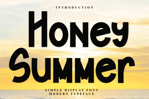 Honey Summer Typeface: Elevating Campaign Visuals with Soft, Distinctive Typography