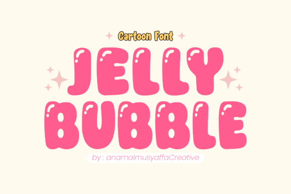 Jelly Bubbles Typeface: A Playful Display Font for Modern Branding