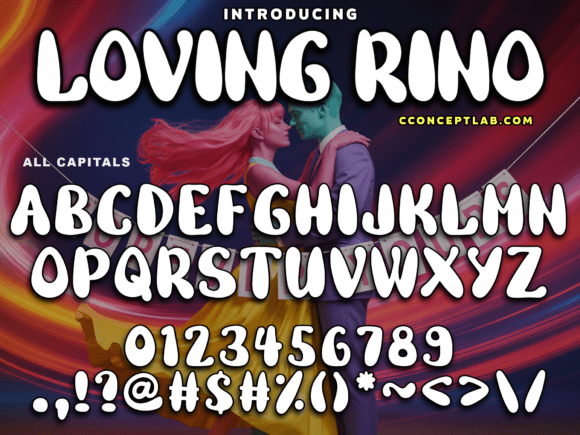 Loving Rino: The Groovy Display Font for Playful Web Design