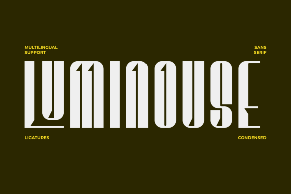 Luminouse: An Elegant Minimalist Sans Display Font for Modern Branding
