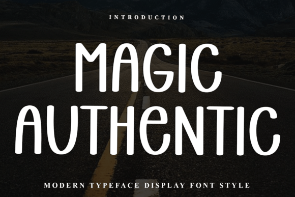 Magic Authentic Typeface for Elegant Brand Identity