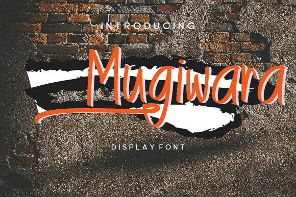 Mugiwara: The Luxury Display Font for High-End Branding