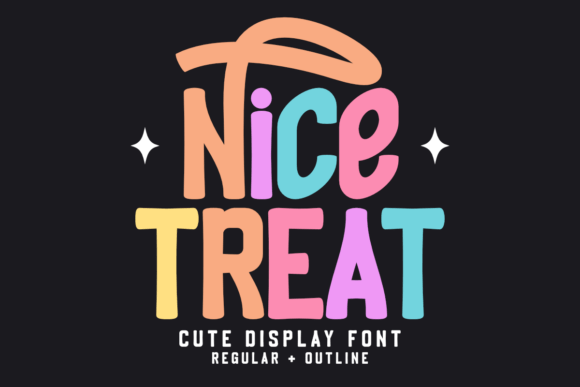 Nice Treat Display Font for Sweet Branding