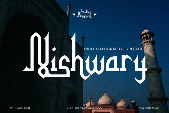 Nishwary: The Bold India Calligraphy Typeface for Premium Branding