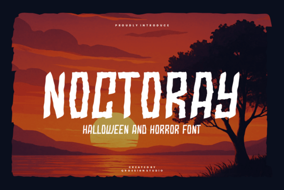 Noctoray: The Quirky Display Font for Scroll-Stopping Social Graphics