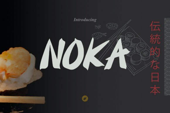 Noka Regular: A Bold Brush Font for Dynamic Web Design