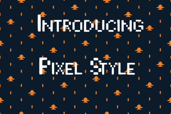 Pixel Style Typeface for Retro Campaign Visuals