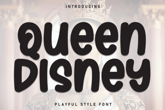 Queen Disney Handwritten Display Font for Web Design