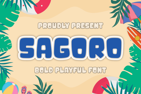 Sagoro Typeface: Bold Playful Display Fonts for Modern Web Design