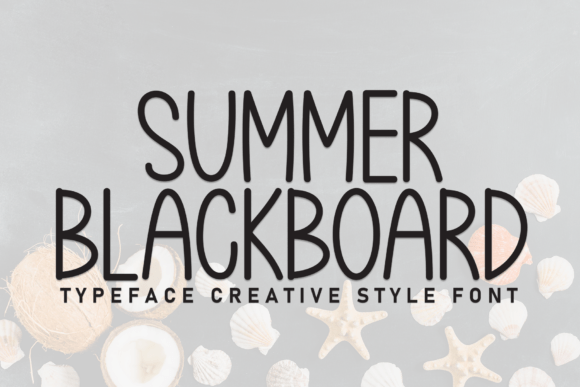 Summer Blackboard Typeface Review for Editorial Design
