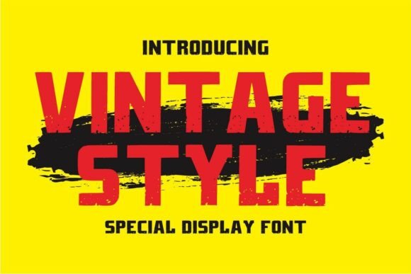 Vintage Style Free Download: A Modern Retro Display Font