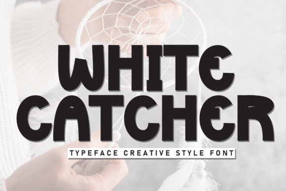 White Catcher Display Font for Bold Web Headers